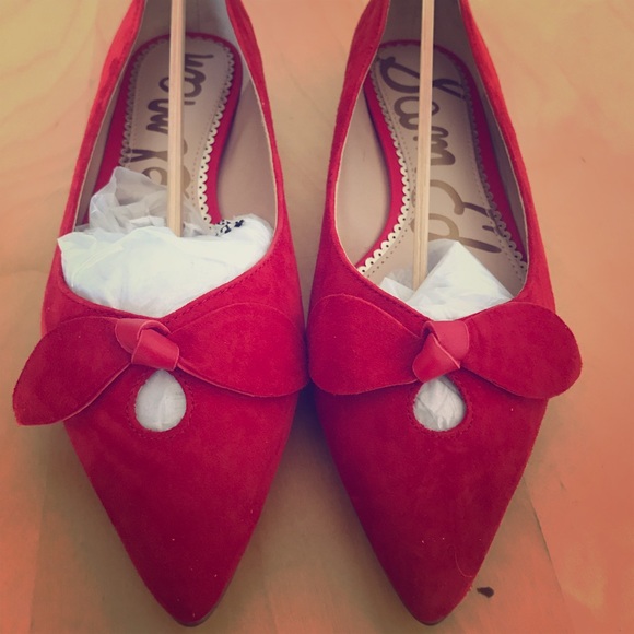 Sam Edelman Shoes - Sam Edelman Raz Suede Pointy Flats - Sz. 6 BRAND NEW